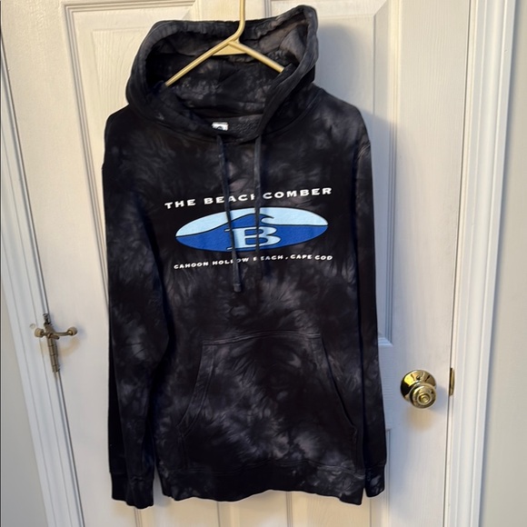 Beachcomber Tops - Black Tie-Dye Beachcomber Hoodie